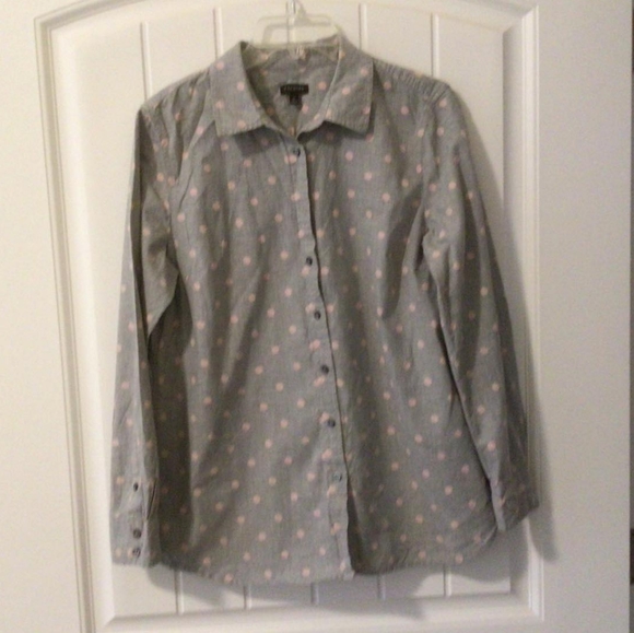 Talbots Tops - Talbots long sleeve button up blouse, size M